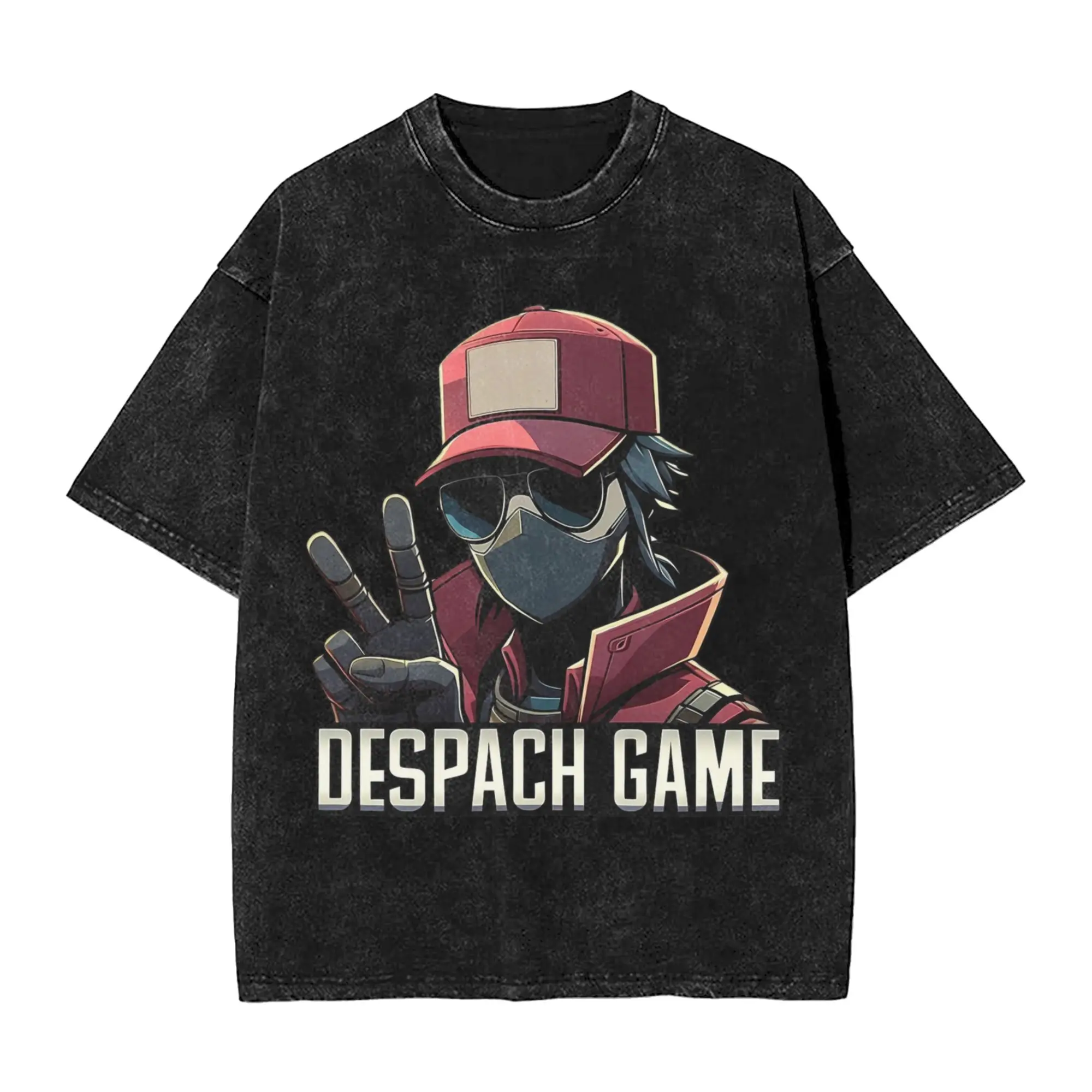

Dispatch Game T Shirt Harajuku T Shirts Short-Sleeve Y2K Retro Tshirt Beach Casual Comfortable Oversized Tees