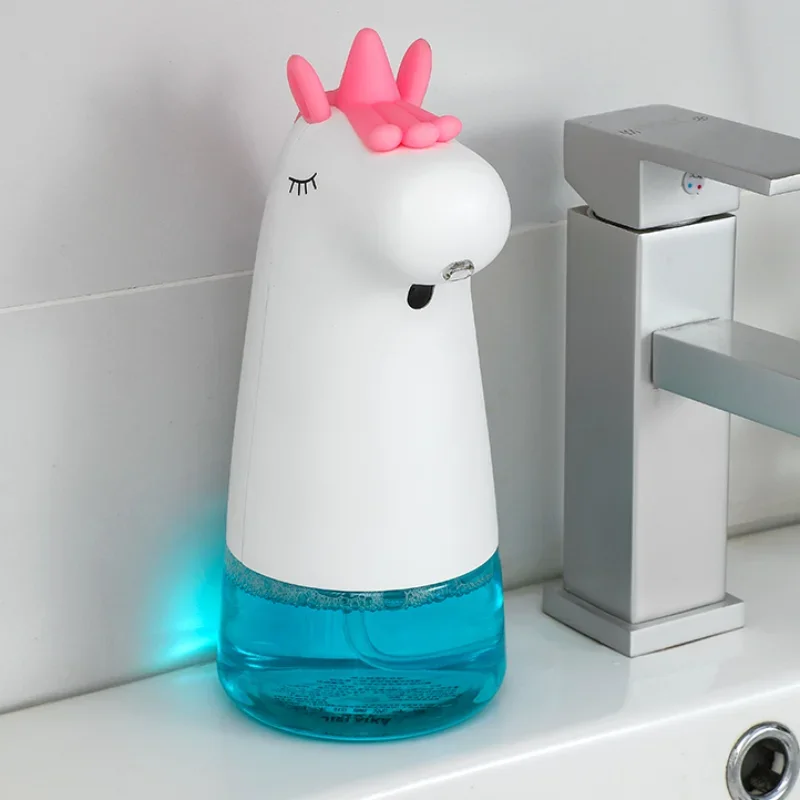 Automatic Hand Sanitizer Machine Sensor Smart Electric Foaming Home Cartoon Kids Rechargeable Soap Dispenser