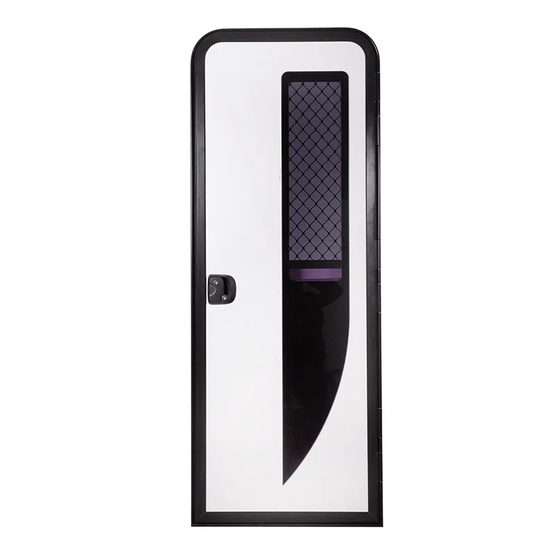 

Large supply of RV accessories MG19RD aluminum alloy anti-theft door with blackout curtain 620 * 1800mm