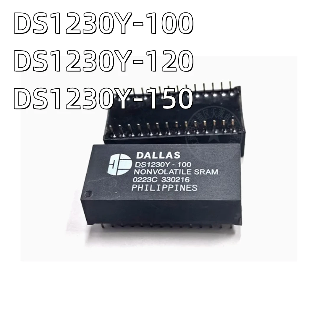 5Pcs/lot  DS1230Y-100 DS1230Y-120 DS1230Y-150 NVSRAM (Non-Volatile SRAM) Memory IC Parallel  28-EDIP