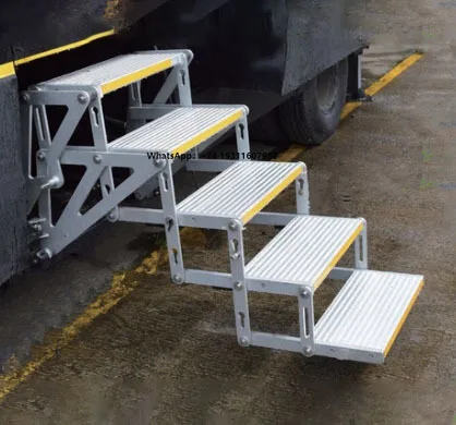 

Caravan Accessories RV Door Folding Three Step Electric Types Step for Sale