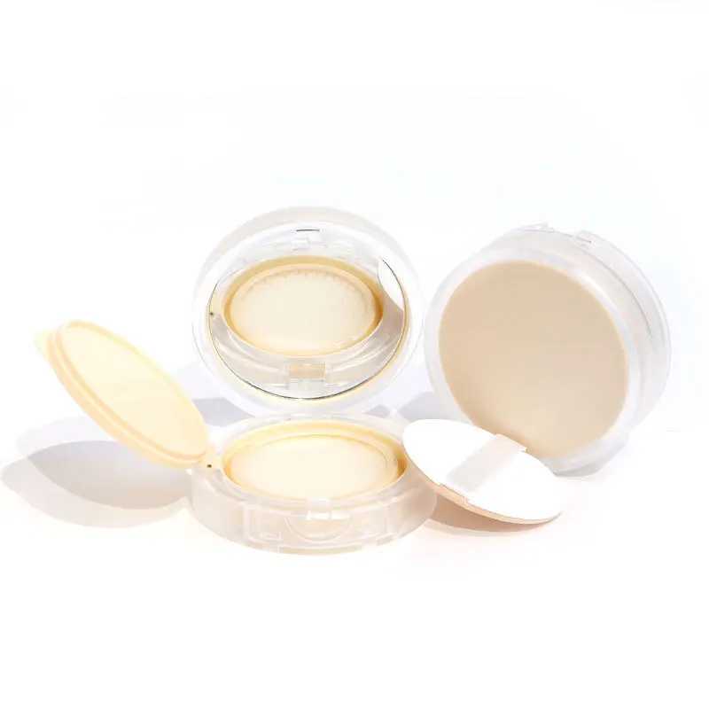 1pc redondo caso almofada de ar 0.41oz recarregável com espelho puff portátil para fundação bb creme viagem maquiagem garrafas recarregáveis