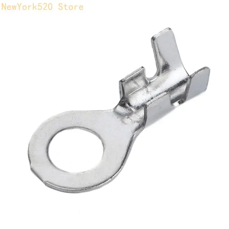 Pack of 100 Round Crimps Terminals Connectors for Secure Electrical Wiring N84C
