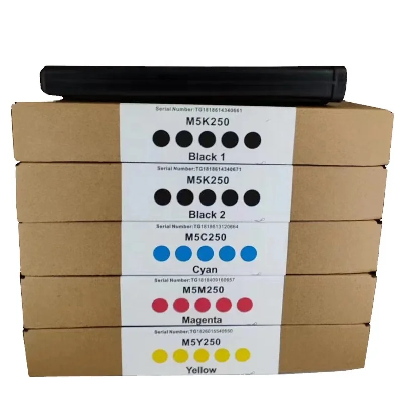 

Compatible Ink Cartridge M5K250 M5K250 M5C250 M5M250 M5Y250 for Quadient Rena Neopost Hasler ColorMax IJetColor AstroJet Printer