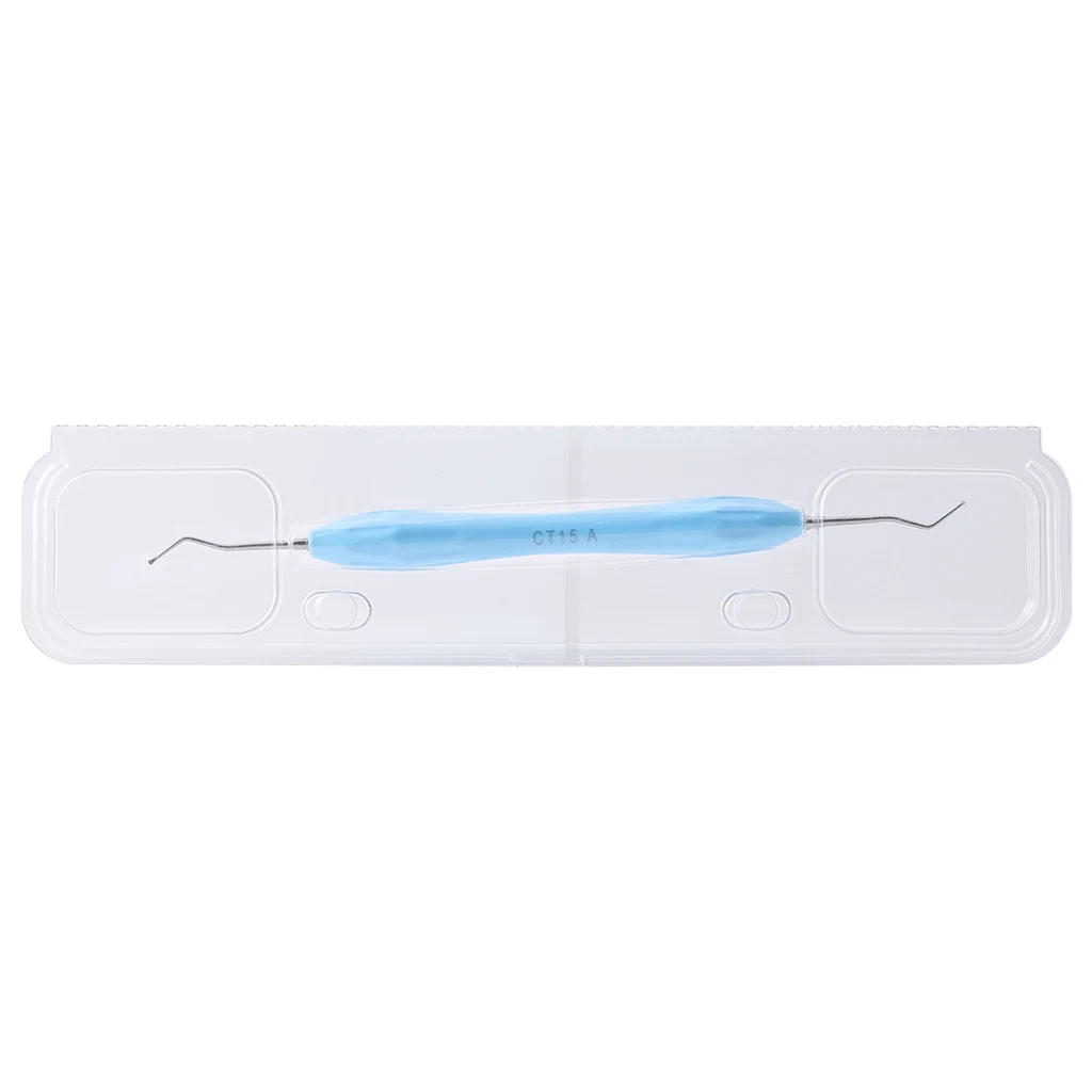 AZDENT Dental-Aushebelspatel CT-15 1,0/1,5/2,0mm Restaurativer Aushebelspatel mit Doppelenden Zahnarztwerkzeuge Autoklavierbar – Detail 9