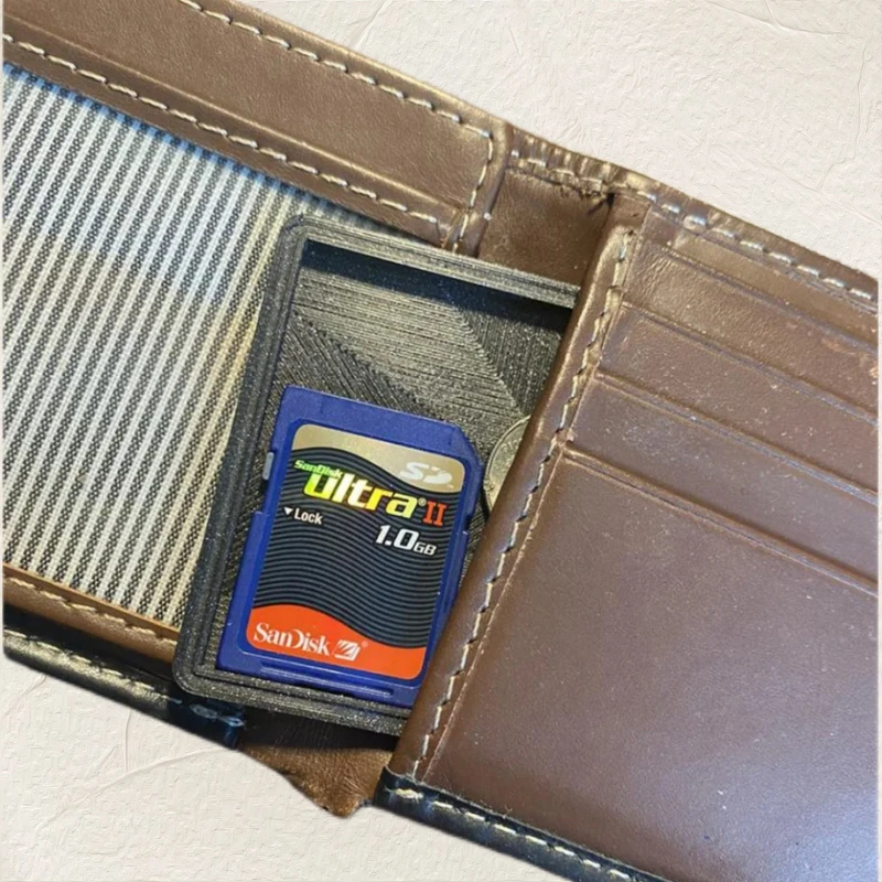 Men's Slim RFID Aluminum Metal Wallet Coin Key Tray Storage Organizer Business Card Holder Cash image 4