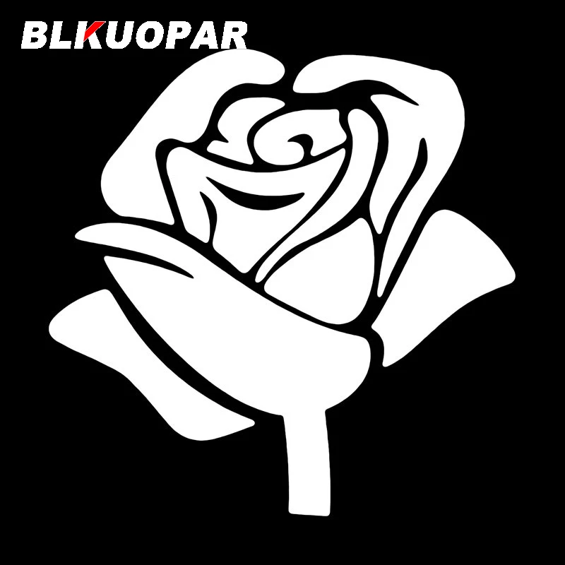 BLKUOPAR Passion Flower Plants Clipart Funny Car Stickers Vinyl Anime Decal Creative Refrigerator Caravan Car Door Protector