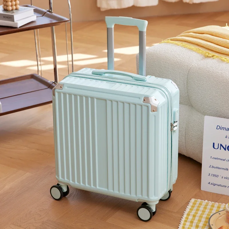 Imagem -03 - Universal Wheel Rolling Bagagem Bolsa Trolley Case Mala de Viagem Boarding Case Mini Caixa de Senha Novo Design 18 20