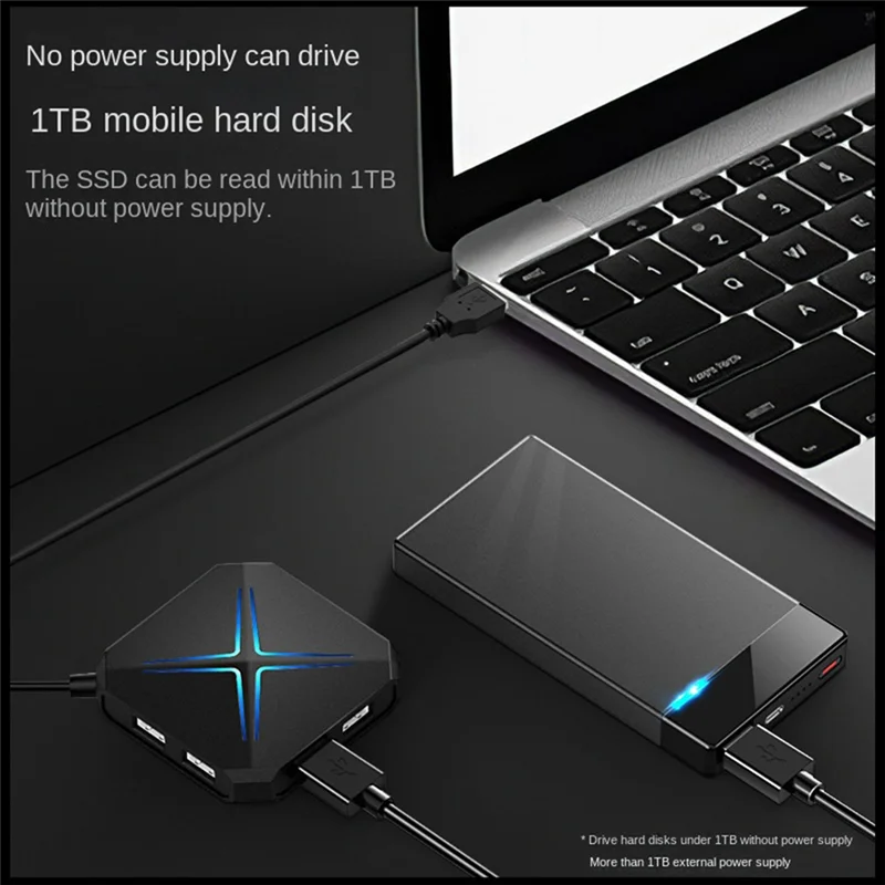 

A31R-USB Hub 3.0 Splitter 1 Drag 6 High-Speed With Sound Card TF SD Card Multi-Function Conversion Expansion HUB Easy Install