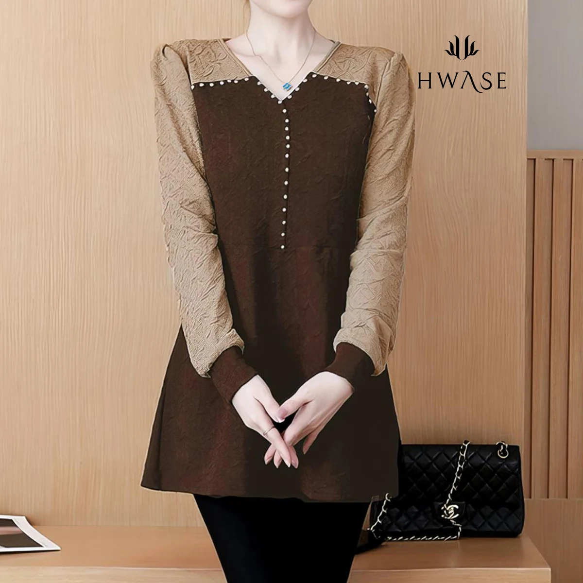 Wonce (up to 77) Lincoln Double Flare Blouses _ HB4SBL071C