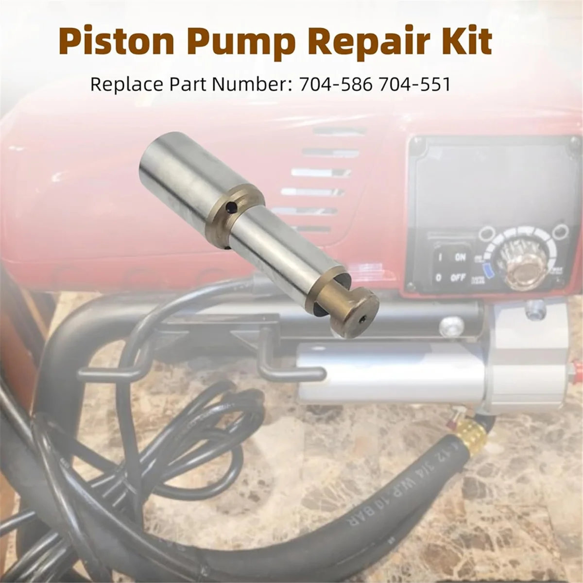 A002 Kit di riparazione pompa a pistone Asta pistone airless 704-586 704-551 Sostituzione per Impact 440 540 640
