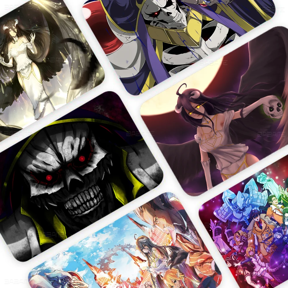 Overlord Anime 2024 Anime Cartoon Skin Stickers Film Tape Case For Big Credit Debit Card Front Side