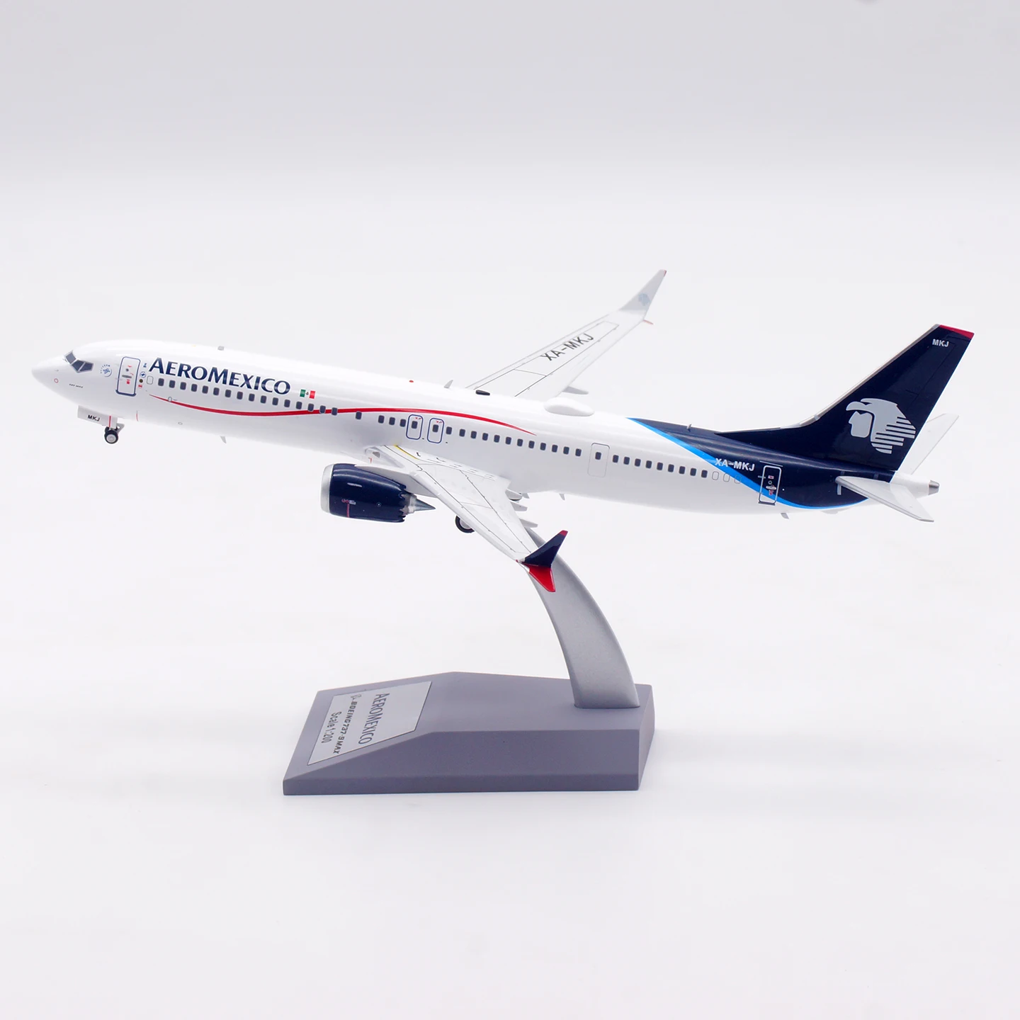 Avión Coleccionable de Aleación IF739MAM1025, Regalo INFLIGHT, Modelo a Escala 1:200 de la Aerolínea AeroMexico, Boeing B737-9 MAX, Modelo de Avión a Escala XA-MKJ