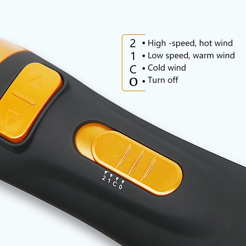 Xiaomi Youpin Pritech-Rizador eléctrico giratorio de viento caliente, Rollo recto de dos usos, secador de pelo esponjoso, 900W