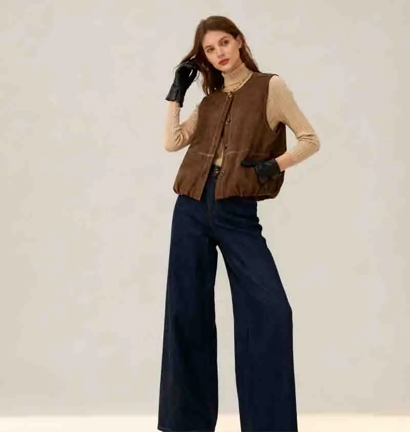 

Vests Waistcoats Thick Womens Sleeveless Winter Down Padded Multi-Layers Plush Thickened Quilted Anti-Freezing Warmth Functional