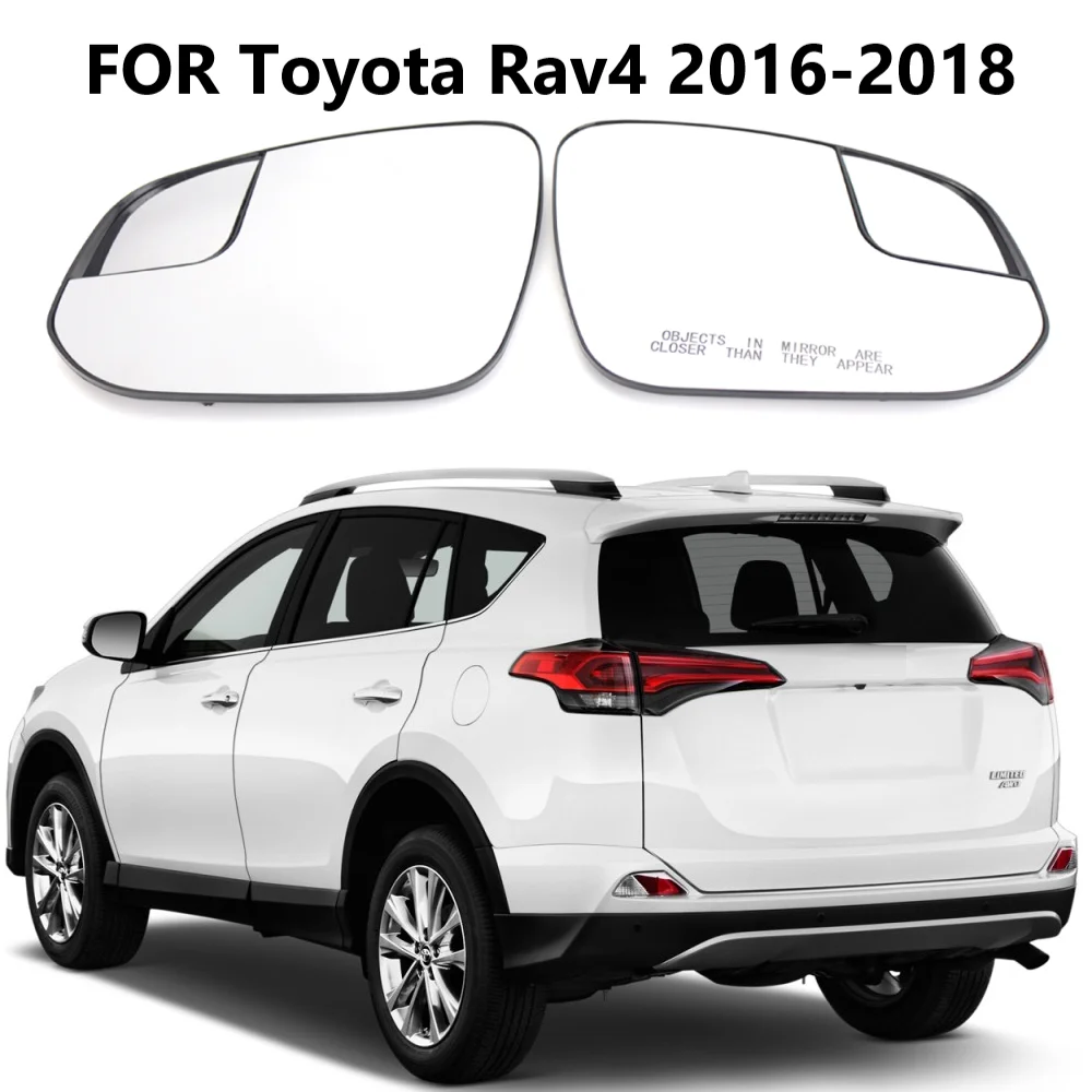 Left Right Car Door Wing Heated Rear Mirror Mirror Glass Japan USA Version For Toyota RAV4 2016 2017 2018 879610R220 8796142D20