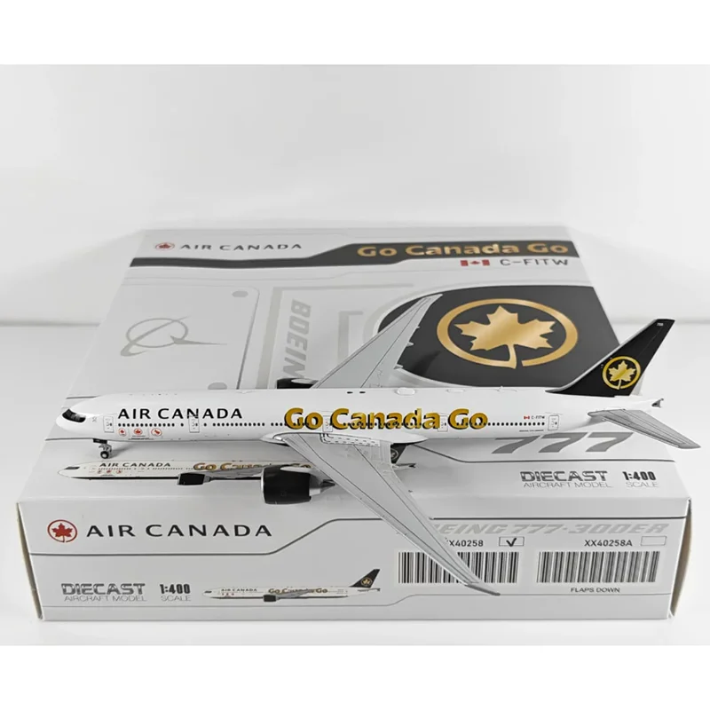 

JC Wings 1/400 Scale Canadian Airlines B777-300ER C-FITW Die-cast Collectible Aircraft Model