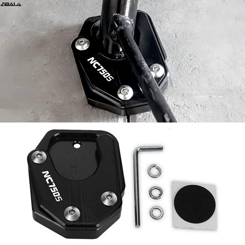 Расширитель боковой подножки с ЧПУ для Honda NC700S NC700X NC750S NC700D NC750D Integra 750 2012-2020, защита картера и рамы