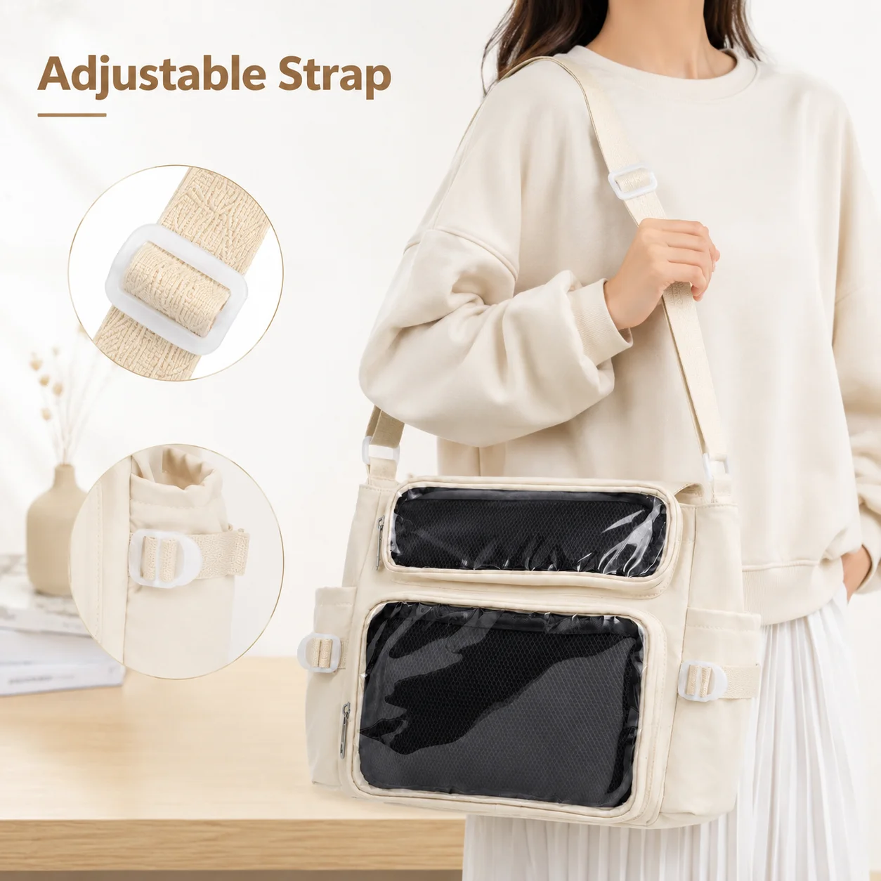 Sac bandoulière style académie - Edc Carry Bag avis et prix