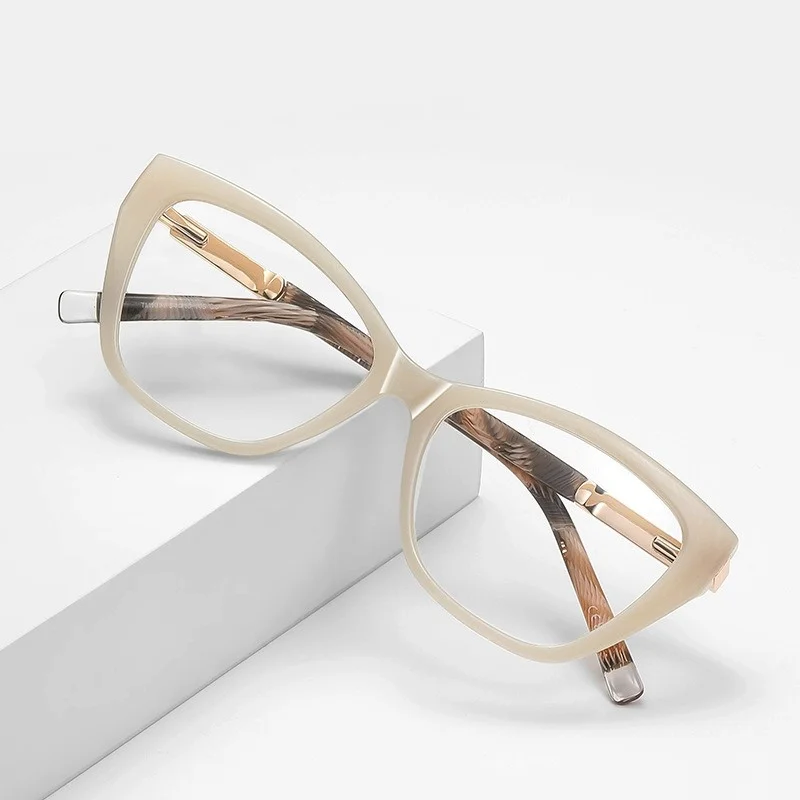 TR90 Nearsighted Eyeglasses Women Men Retro Oval Student Finished Myopia Glasses Prescription -0.5 -0.75 -1.0 -1.5 To -6