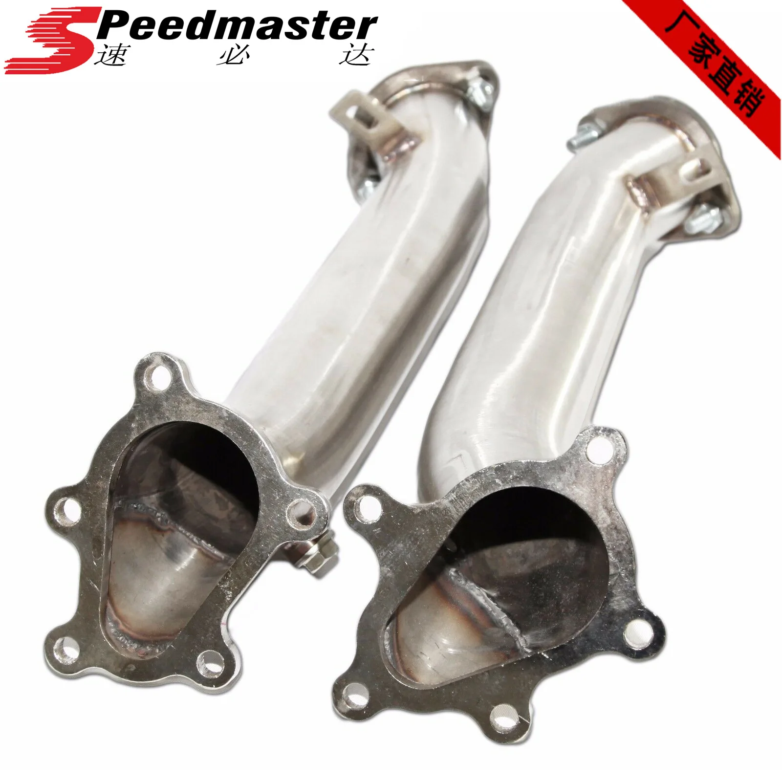 

3 "Stainless Steel Twin Turbo Exhaust Pipe 2009-2018 & GTR R35 VR38DETT V6 3.8L