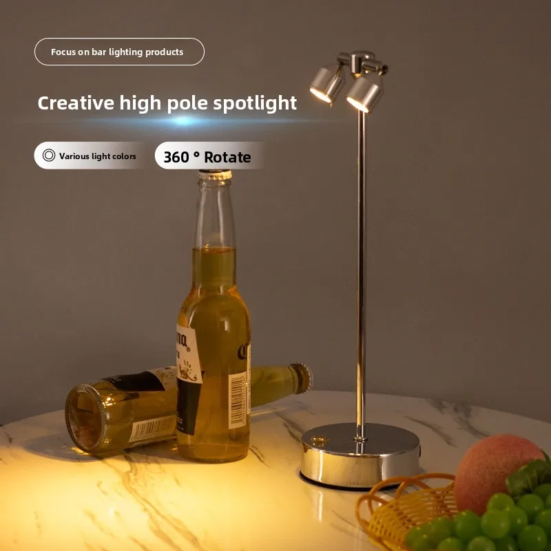 Creative LED Table Lamp for Bar & Cafe Decorative Desk Light for Lounge Restaurant Showcase