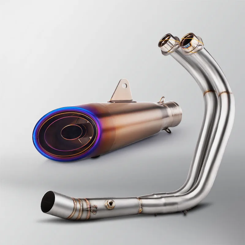 

R7 Exhaust System For Yamaha YZF-R7 MT07 FZ07 XSR700 Trace 700/GT TRACER7/GT 2014-2026 Motorcycle Exhausts Headers Tube Muffler