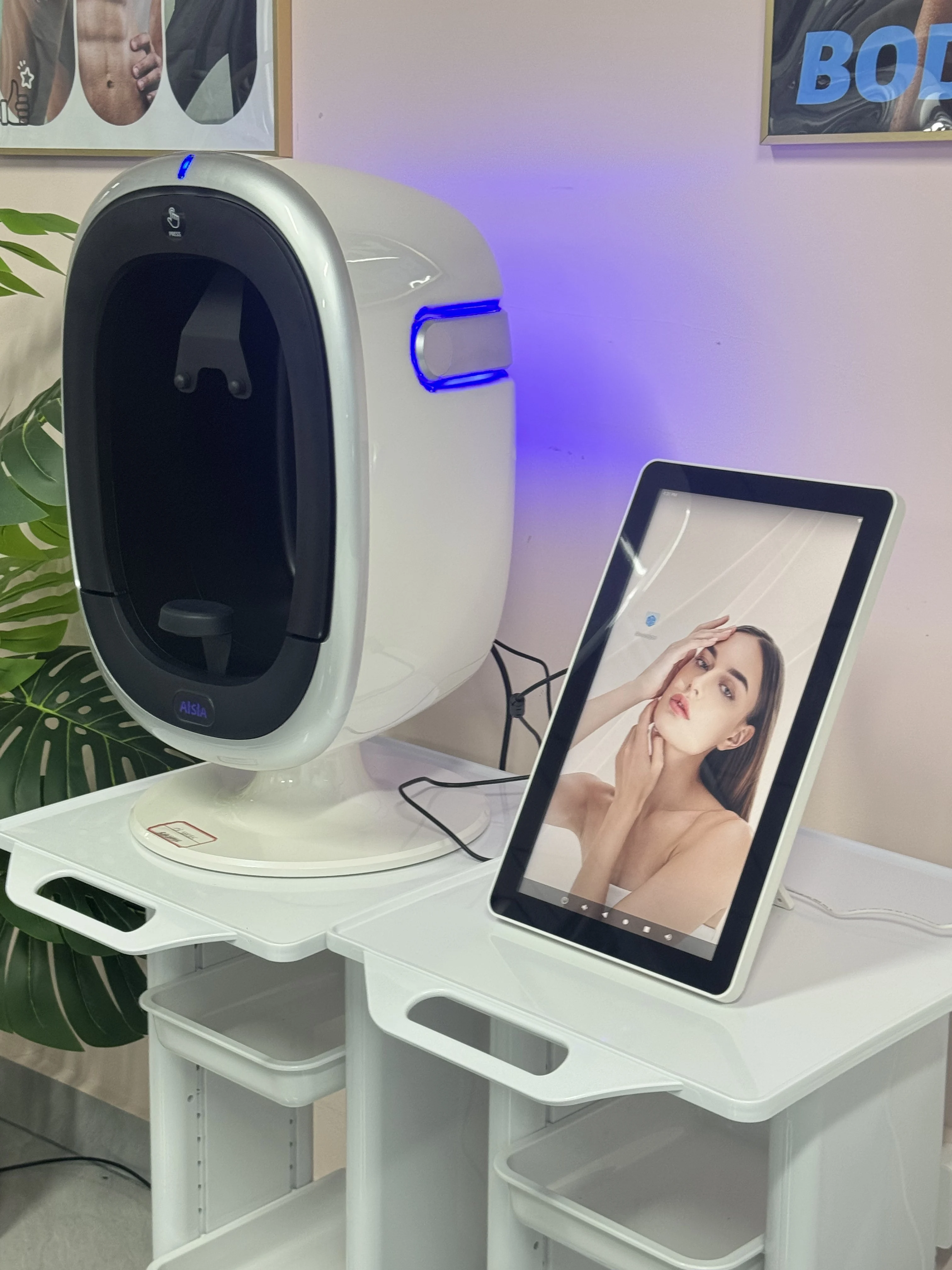 New Arrivals Facial Automatic Smart Intelligent Digital Facial 3d Ai Face Analysis Diagnosis Device  Skin Analyzer Machine