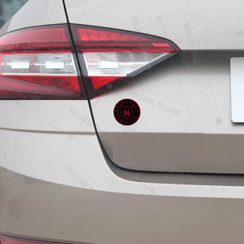 تصفيف السيارة وولفسبورغ الطبعة شعار معدني ثلاثية الأبعاد رسالة الخلفية الجذع الشارات مصبغة شارة ديكور للجولف MK4 MK5 طوارق بيتل باسات #6