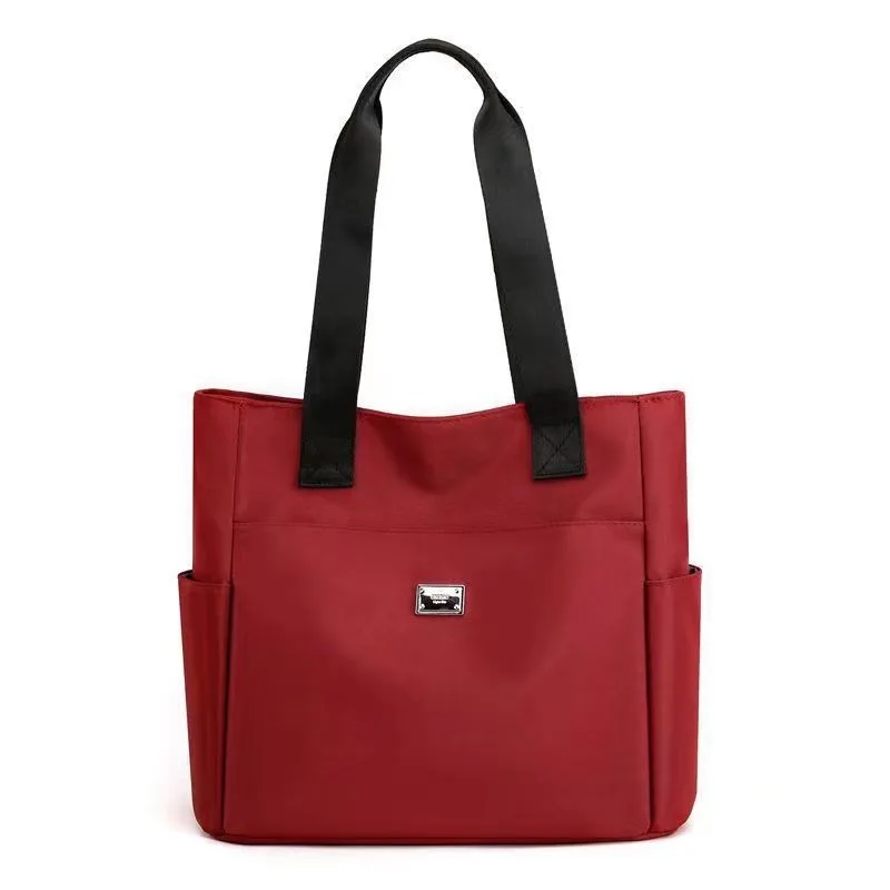 New fashion tote bag, Oxford cloth lightweight canvas crossbody bag, versatile large capacity stylish shopping shoulder bag. image 6