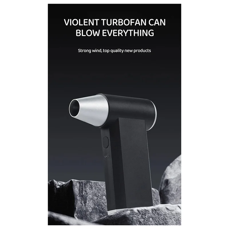High-Efficiency Mini Turbo Fan 100,000RPM, Wind Speed To 35M/S Handheld Electric Blower For Home And Outdoor Use-A50M