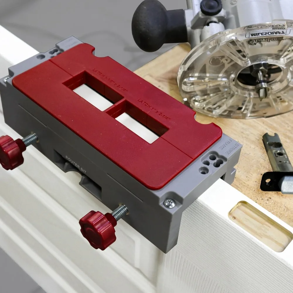 듀얼 클램프 도어 힌지 모티싱 지그 완벽한 힌지 설치 및 모티스 라우팅 키트