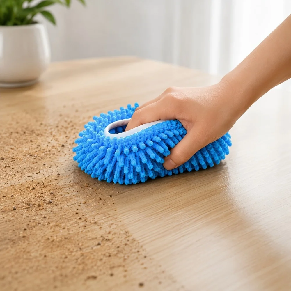 Chenille Dust Mop Slippers Home Floor Cleaning Mopping Shoes Water Uptake Foot Socks Mop Caps MultiFunction Cleaning Shoes
