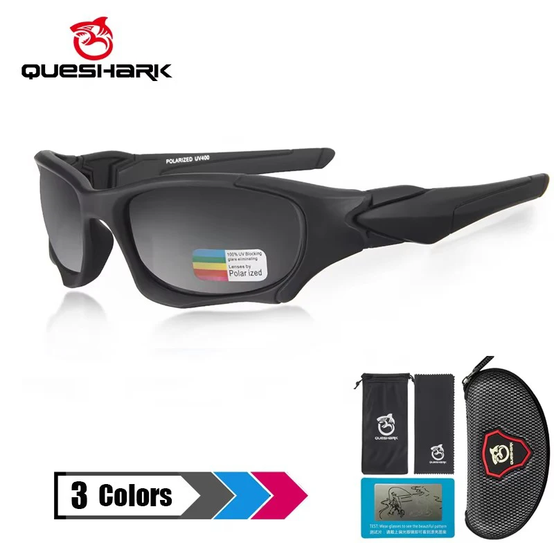 yZ[zQUESHARK HD ΌX|[cTOX UV400 یA`OATCNOނ胁Kl TR90 t[nCLOoCNACEFA