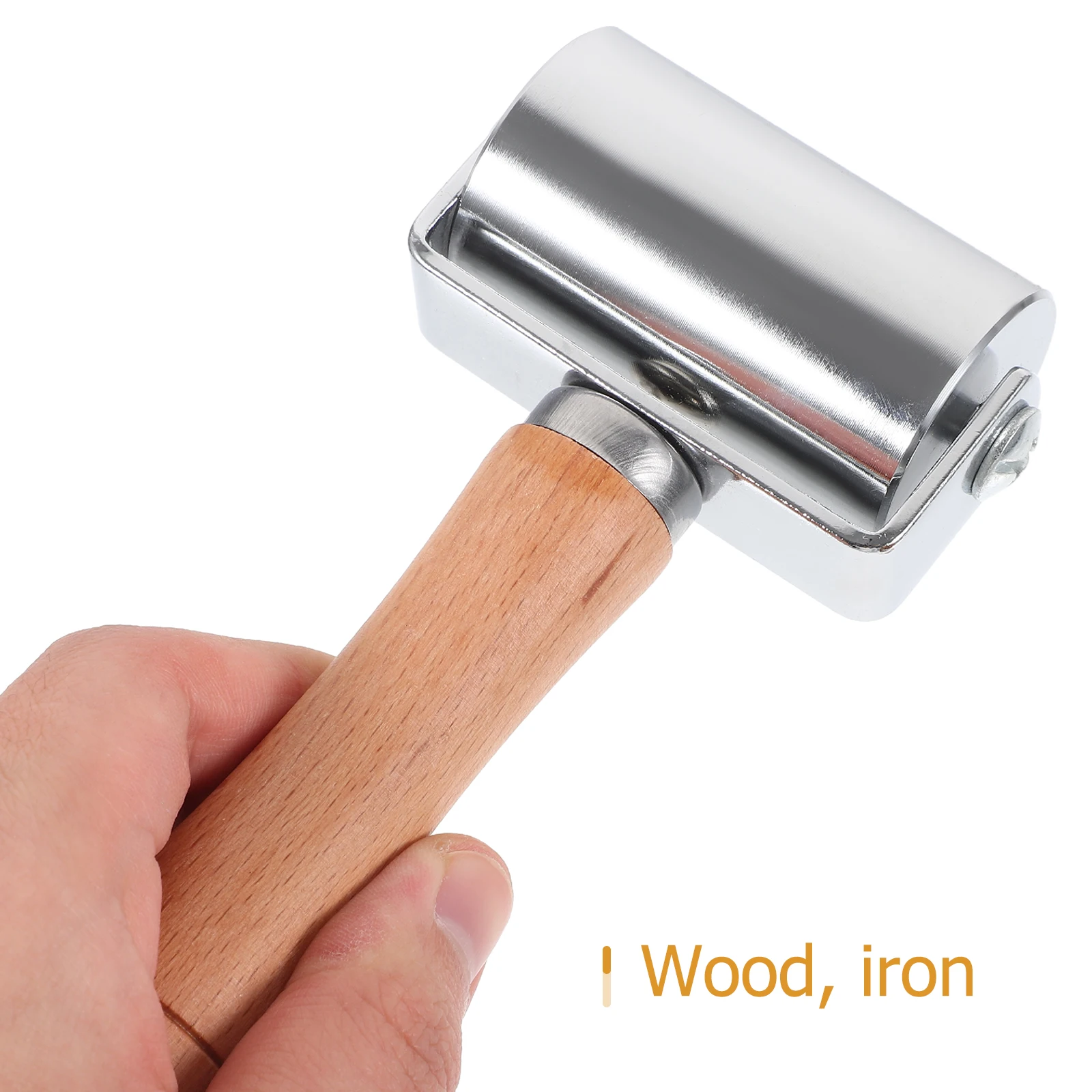 

Handheld Craft Roller For Leatherworking Seam Texture Rolling Edging Tool Vinyl Wood Handle Quilting Sewing Stamp