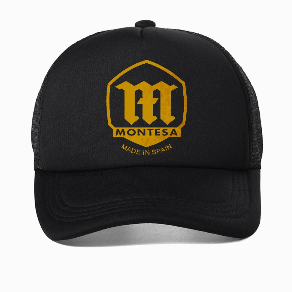 

Montesa Espana Motorcycle baseball cap Men's Women's Summer Fashion Casual visor hat outdoor Adjustable breathable Trucker hats