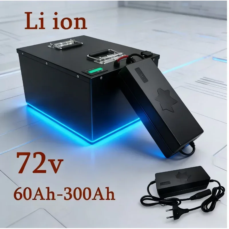 72V Long-Range Lithium Powerhouse (60Ah–300Ah) | 7KW–14KW Perfect Match – Game-Changing Battery for Electric Scooters, Motorc