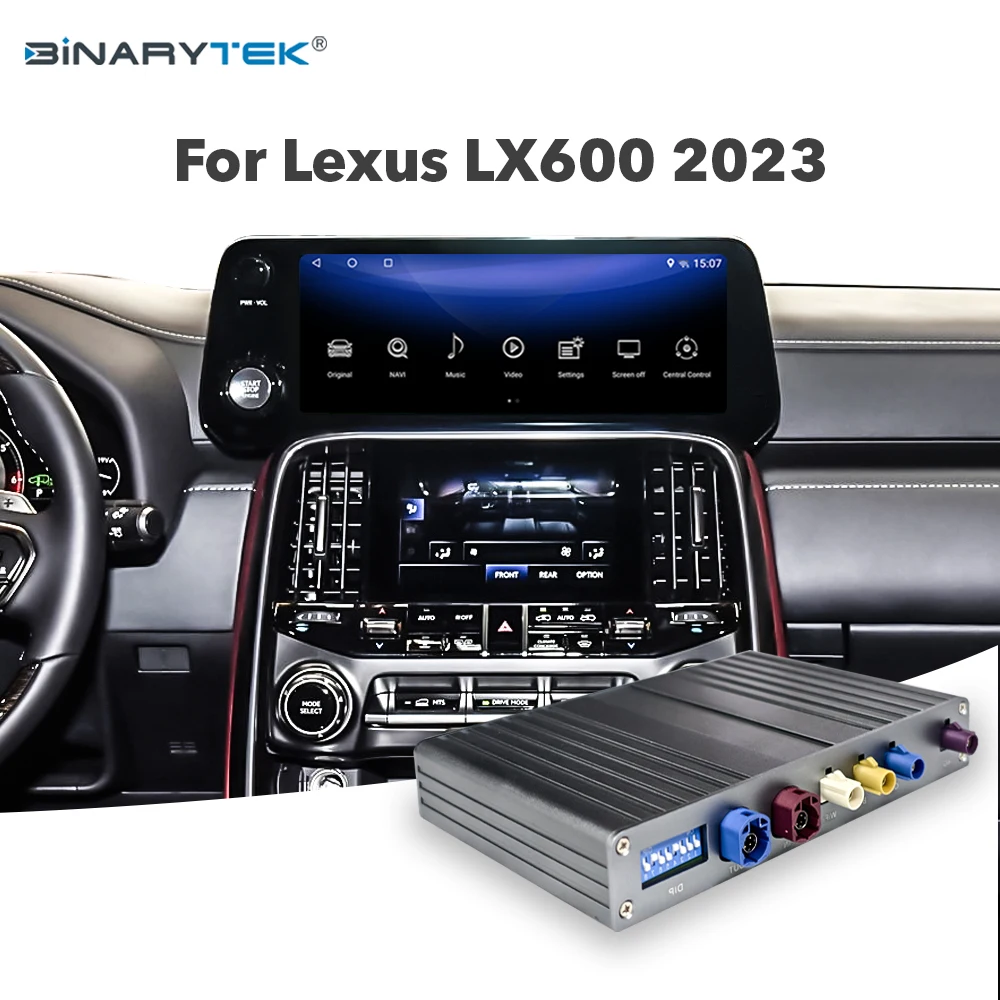 NewFor Lexus LX600 2023 Android Interface Module with Wireless Android Auto & CarPlay Qualcomm Binarytek