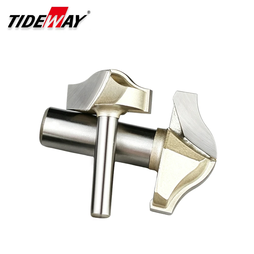Tideway Professional Grade Woodworking Cutters CNC Tool Clearing Bit Round Bottom Line Type Trim Milling Cutter For Wood