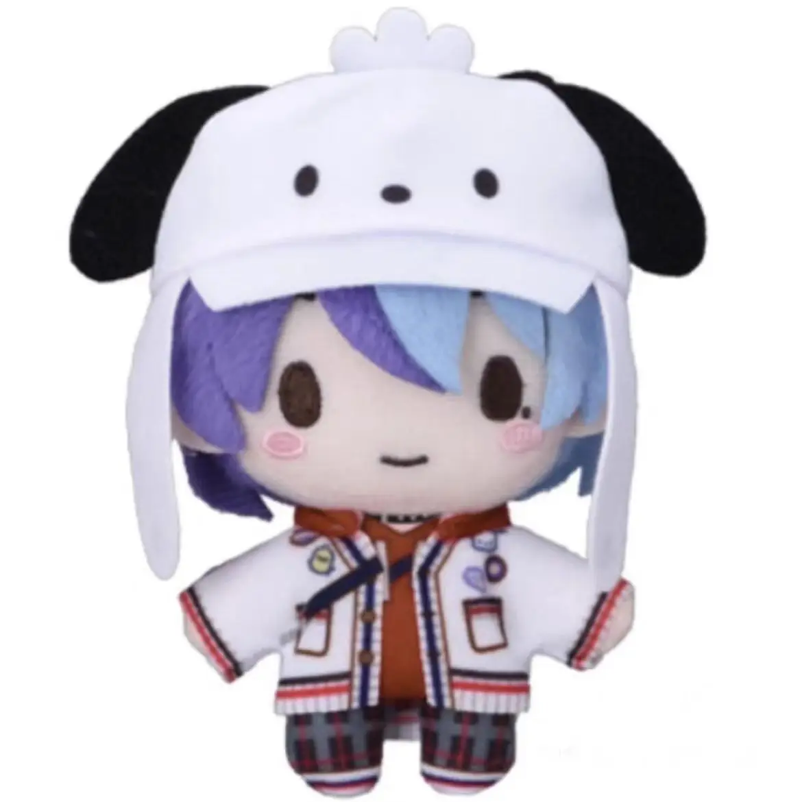 Project Sekai Touma Aoyagi Shinonome Akito Cosplay Anime Plush 10CM Cute Stuffed Body Plushie Cartoon Pendant Knapsack Ornament