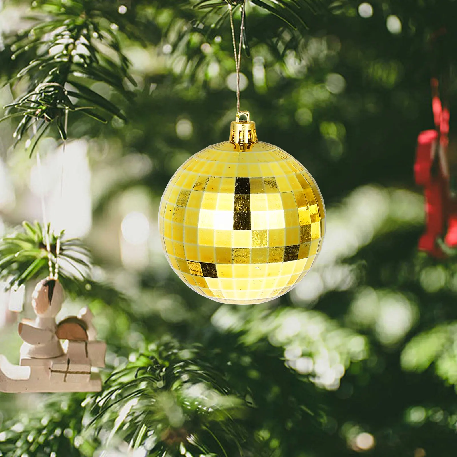 

36 Pcs Sequin Ball Hanging Decoration Small Ornaments Festival Decorative Pendants Tree Balls Decorations Retro Party for