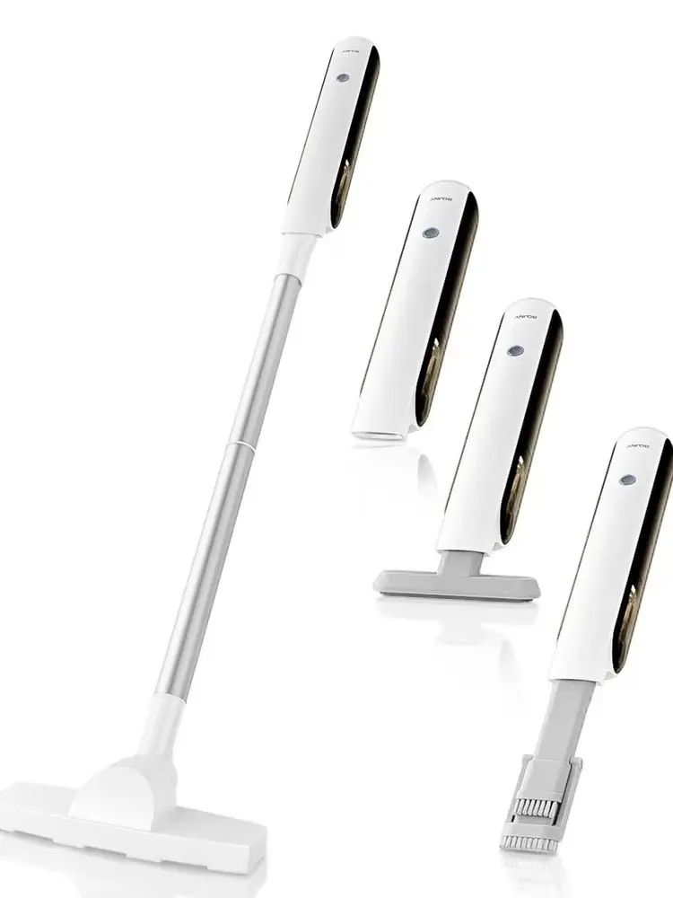 2-in-1 Akku-Stiel- und Handstaubsauger, ultraleichter tragbarer Staubsauger, LED-Licht, Fugendüse, schwenkbarer Kopf zum Reinigen von Hartböden, Treppen, Polstern und Autoinnenräumen