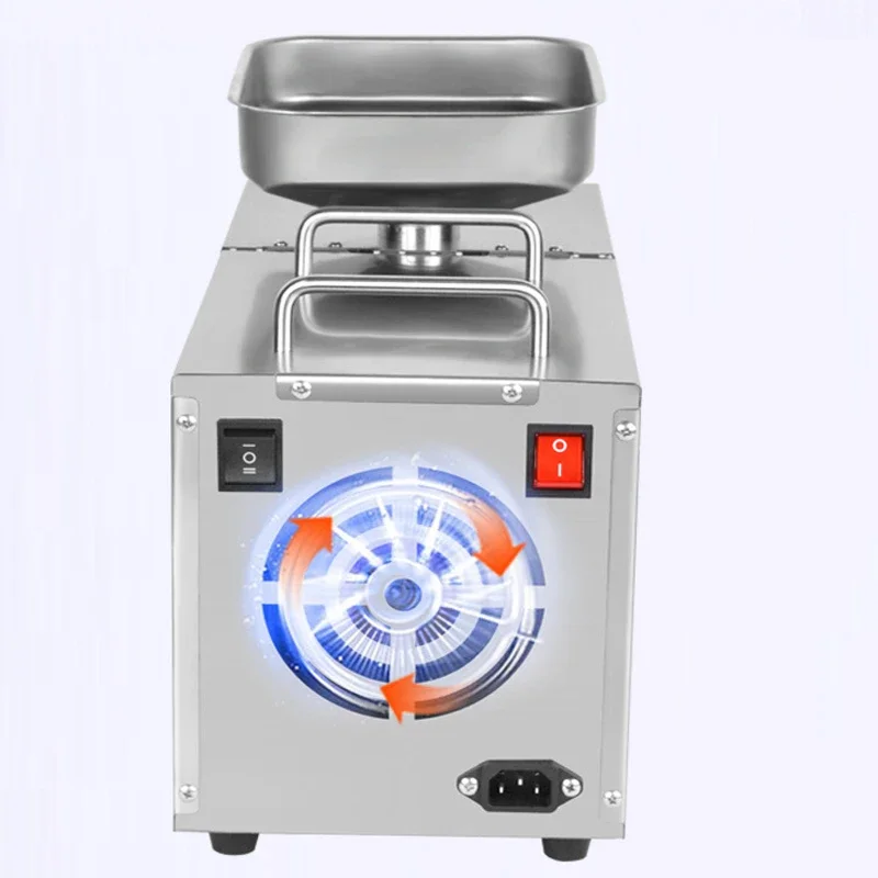 새로운 오일 프레스 자동 가정용 아마씨 오일 프레스 땅콩 온도 조절 600W (MAX) 구성 Plu