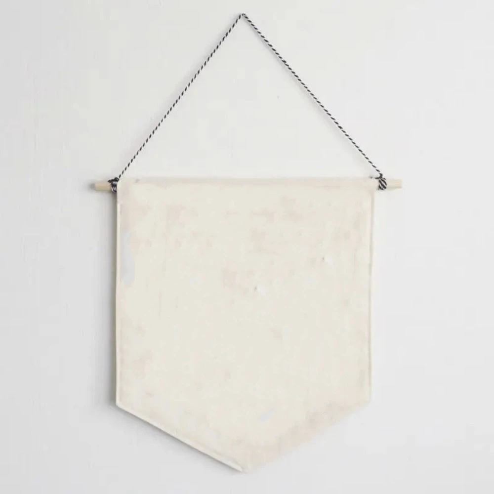 New Hanging Pin Display Pennant Plain Blank Brooch Display Banner Canvas Enamel Pin Lapel Badge Wall Pennant Children Gift