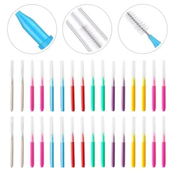 20 Pieces Interdental Brush Box Straight Orthodontic Tooth Gap Cleaner for Braces Dental Care