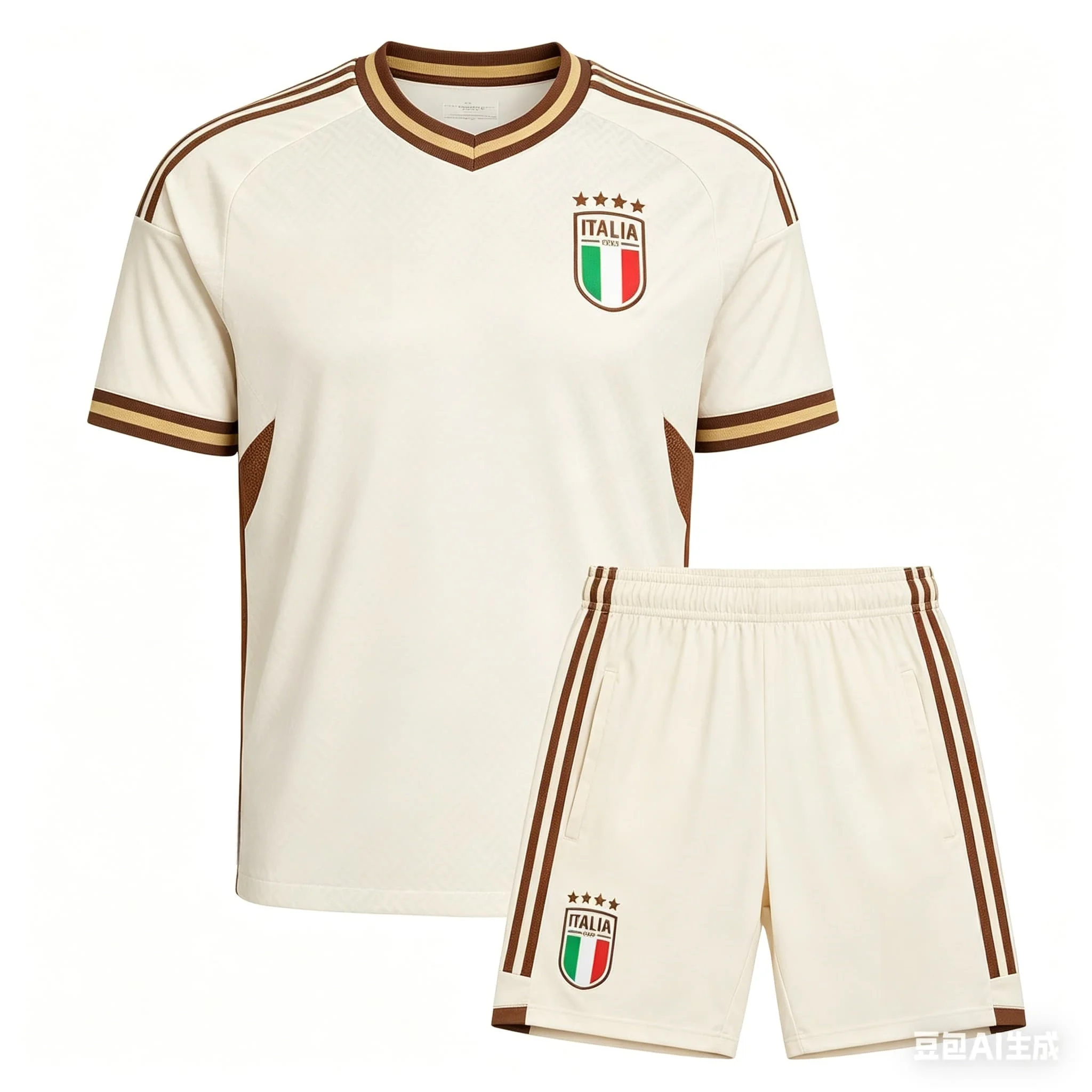 

2026 New Italy Style Casual Soccer Jersey Set Adults Trendy Football Oversized Quick Drying Casual T-shirt Set
