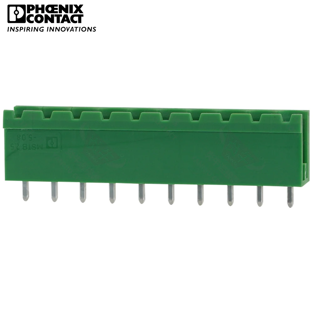 

5.08mm Original Genuine Phoenix Contact Connector PCB Pluggable PLUG-IN Terminal Block 10 Pin MSTBV 2.5 G 5.08 1758092 12A 320V