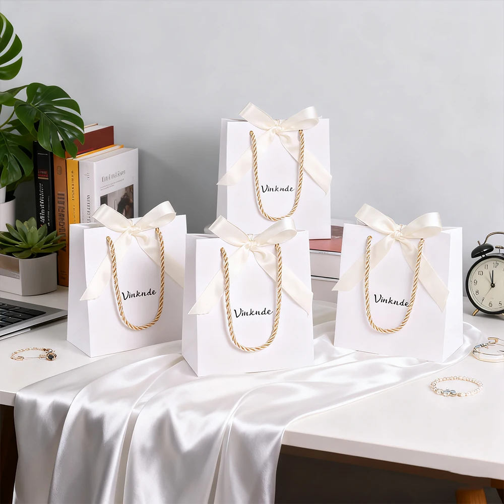 

Персонализированный логотип 14x6x12 см, упаковка для ювелирных изделий, сумка с ручкой, свадебная сумка для детского душа, подарочный органайзер для конфет, косметическая сумка для духов