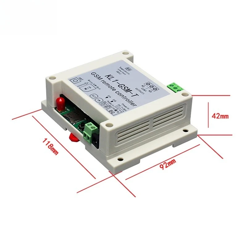 GSM 2G контроллер температуры KL1-GSM-T с релейным выходом 10А и оповещением о сбое питания для мониторинга водонагревателей и систем отопления