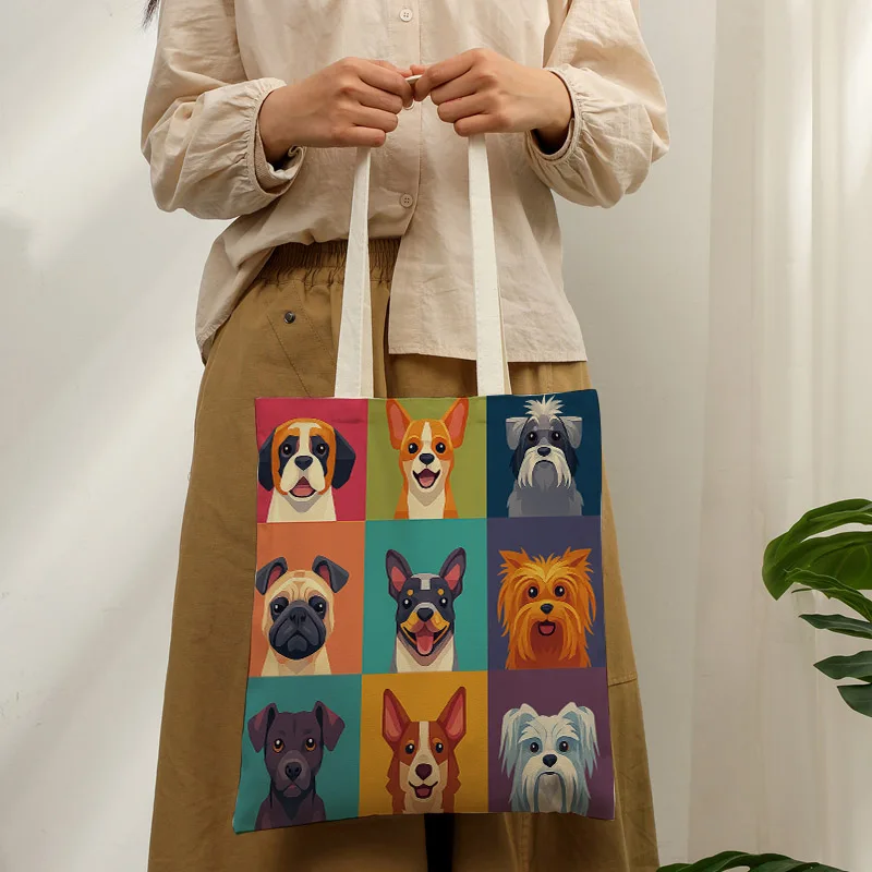 bolsa-de-ombro-de-lona-com-estampa-colorida-de-multiplas-racas-de-caes-ecologica-e-reutilizavel-presente-para-amantes-de-pets